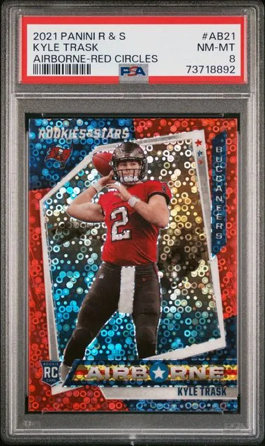 2021 Panini Kyle Trask Rookies & Stars Airborne Red Circles #AB21 card image