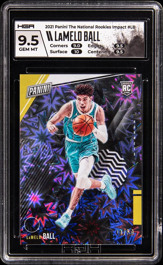 2021 Panini LaMelo Ball The National Rookies Impact #LB card image