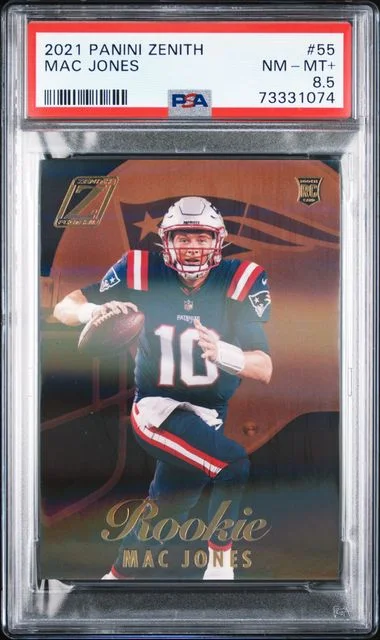 2021 Panini Mac Jones Zenith #55 card image