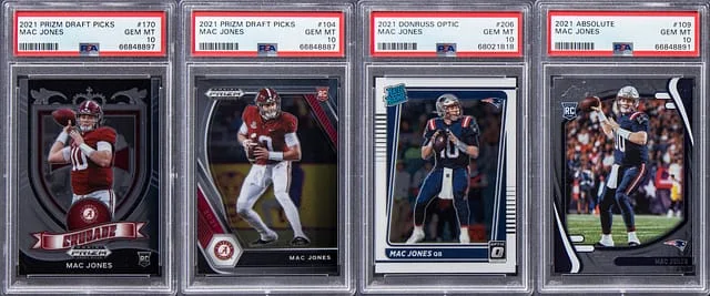 2021 Panini Mac Jones Cards #no-number card image