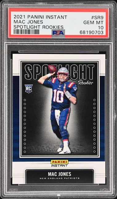 2021 Panini Mac Jones Instant Spotlight Rookies #SR9 card image