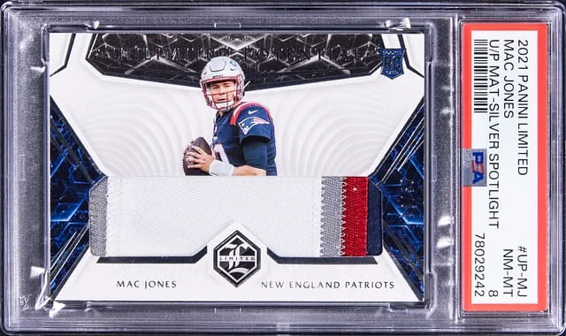 2021 Panini Mac Jones Limited Unlimited Potential #UP-MJ card image