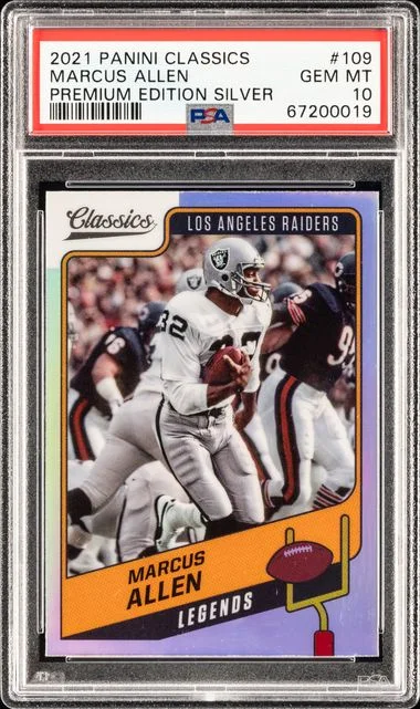2021 Panini Marcus Allen Classics Premium Edition Silver #109 card image