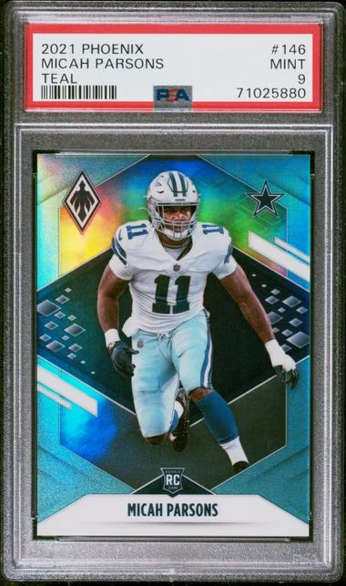 2021 Panini Micah Parsons Phoenix Teal #146 card image