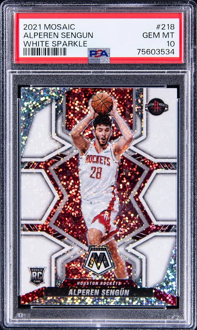 2021 Panini Mosaic Alperen Sengun #218 card image