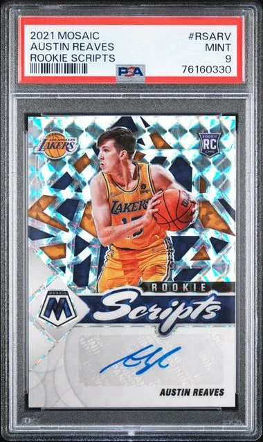 2021 Panini Mosaic Austin Reaves Scripts #RSARV card image