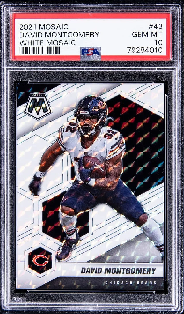 2021 Panini Mosaic David Montgomery White #43 card image
