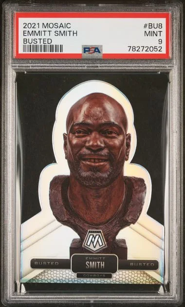 2021 Panini Mosaic Emmitt Smith Busted #BU8 card image