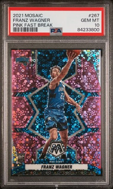 2021 Panini Mosaic Franz Wagner Pink Fast Break #267 card image