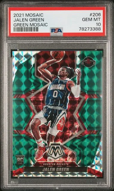 2021 Panini Mosaic Jalen #206 card image