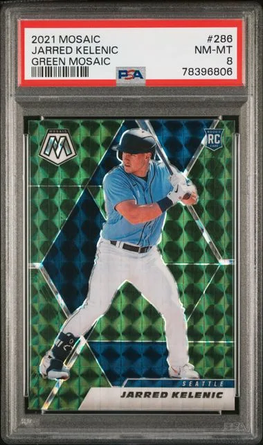 2021 Panini Mosaic Jarred Kelenic #286 card image