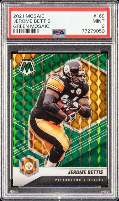 2021 Panini Mosaic Jerome Bettis Green Mosaic #168 card image