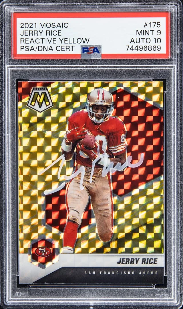 2021 Panini Mosaic Jerry Rice Honeycomb #175 card image