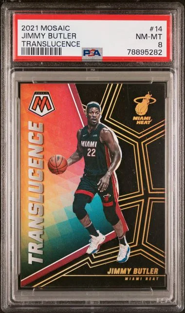 2021 Panini Mosaic Jimmy Butler Translucence #14 card image