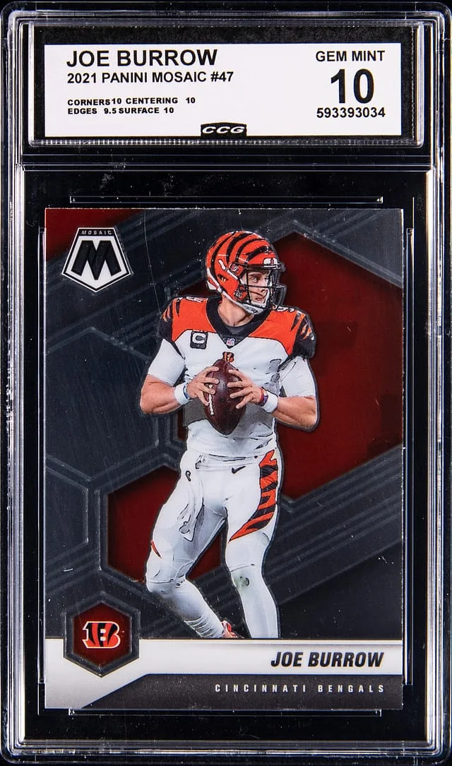 2021 Panini Mosaic Joe Burrow - CCG #47 card image