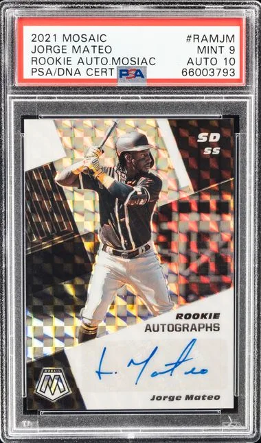 2021 Panini Mosaic Jorge Mateo Autographs Mosaic #RAM-JM card image
