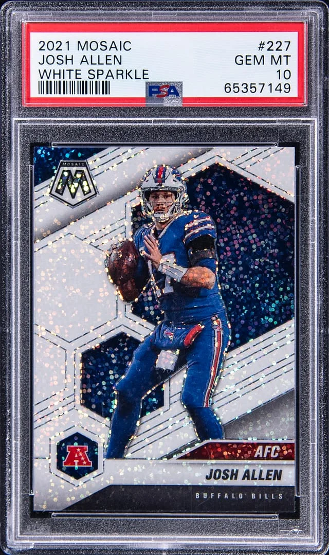 2021 Panini Mosaic Josh Allen Genesis #227 card image