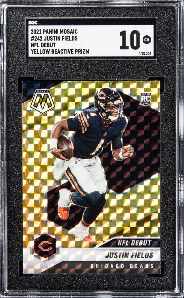 2021 Panini Mosaic Justin Fields #160 card image