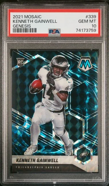 2021 Panini Mosaic Kenneth Gainwell #339 card image