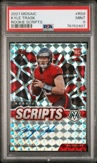 2021 Panini Mosaic Kyle Trask Scripts #RS-9 card image