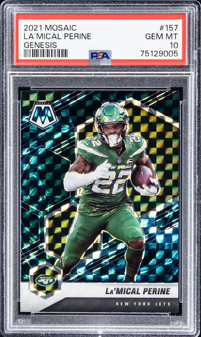 2021 Panini Mosaic La'Mical Perine Genesis #157 card image