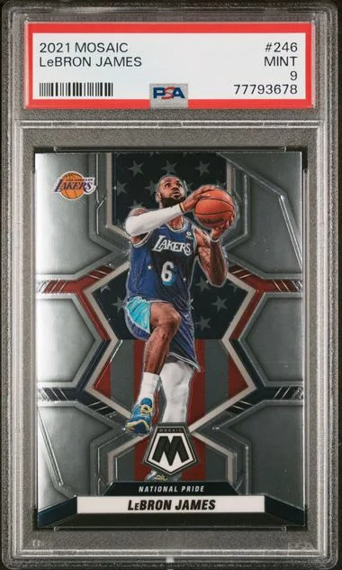 2021 Panini Mosaic LeBron James #246 card image