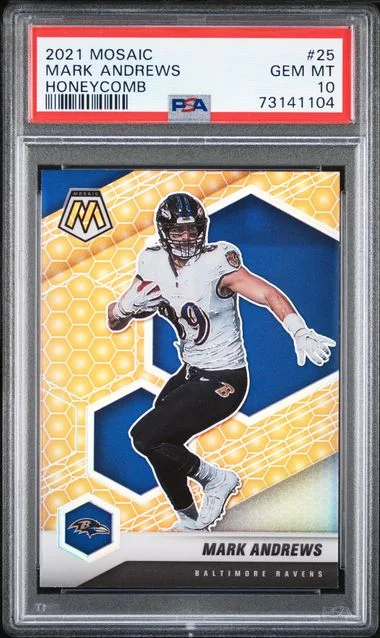 2021 Panini Mosaic Mark Andrews Honeycomb #25 card image