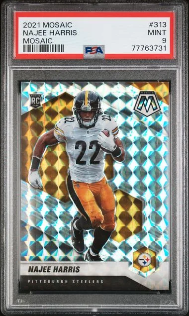 2021 Panini Mosaic Najee Harris Mosaic #313 card image
