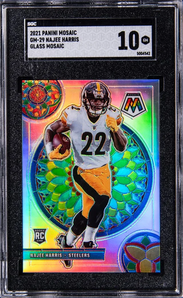 2021 Panini Mosaic Najee Harris Glass Mosaic #GM-29 card image