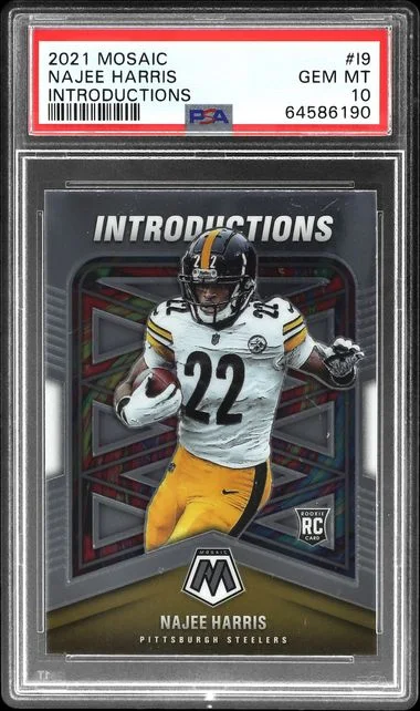 2021 Panini Mosaic Najee Harris Introductions #I9 card image
