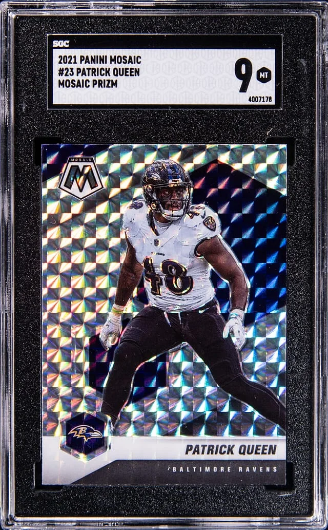 2021 Panini Mosaic Patrick Queen Mosaic Prizm #23 card image