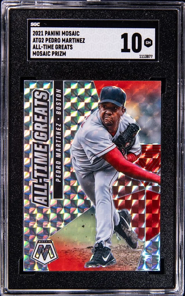 2021 Panini Mosaic Pedro Martinez All-Time Greats Mosaic Prizm #ATG2 card image
