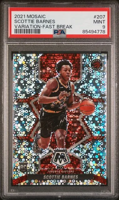 2021 Panini Mosaic Scottie Barnes Variation-Fast Break #207 card image