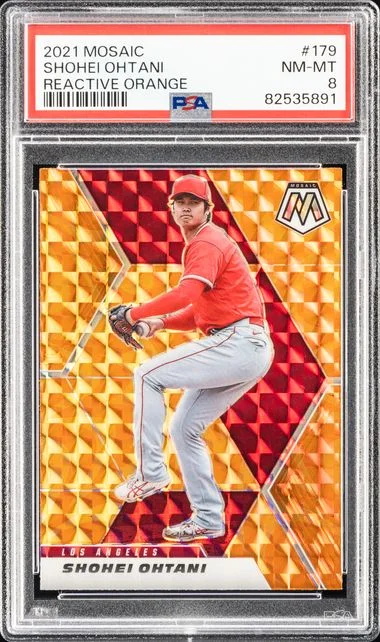 2021 Panini Mosaic Shohei Ohtani #179 card image