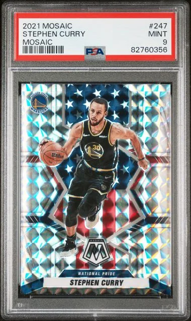 2021 Panini Mosaic Stephen Curry Mosaic #247 card image