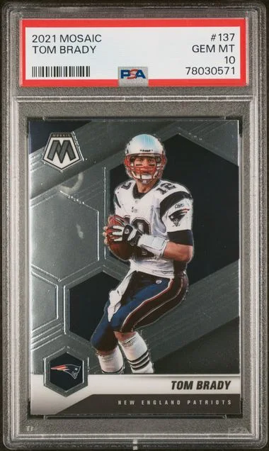 2021 Panini Mosaic Tom Brady #137 card image