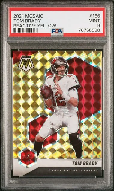 2021 Panini Mosaic Tom Brady #186 card image