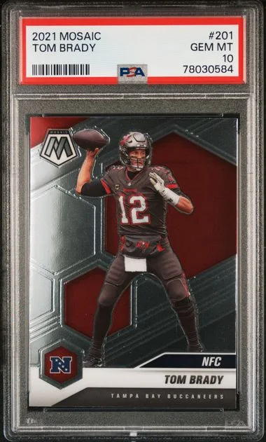 2021 Panini Mosaic Tom Brady #201 card image