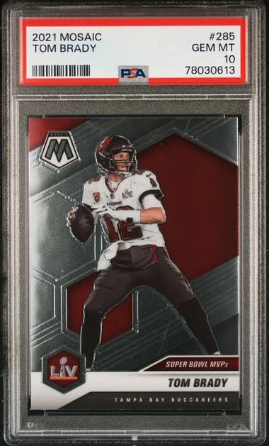 2021 Panini Mosaic Tom Brady #285 card image