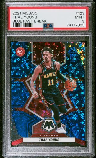 2021 Panini Mosaic Trae Young #129 card image