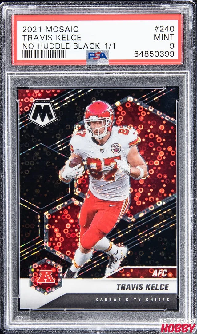 2021 Panini Mosaic Travis Kelce Genesis #240 card image