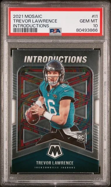 2021 Panini Mosaic Trevor Lawrence Introductions #I-1 card image
