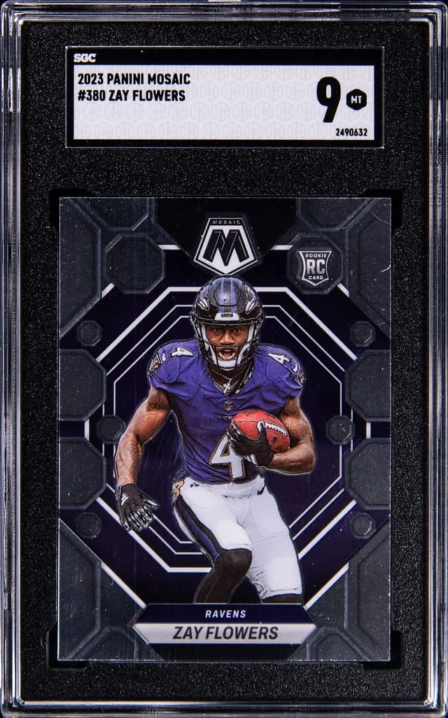 2021 Panini Mosaic Zay Flowers #380 card image