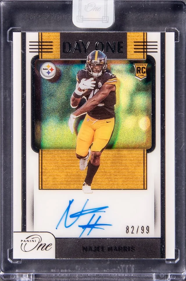 2021 Panini Najee Harris One Day One Autographs #108 card image