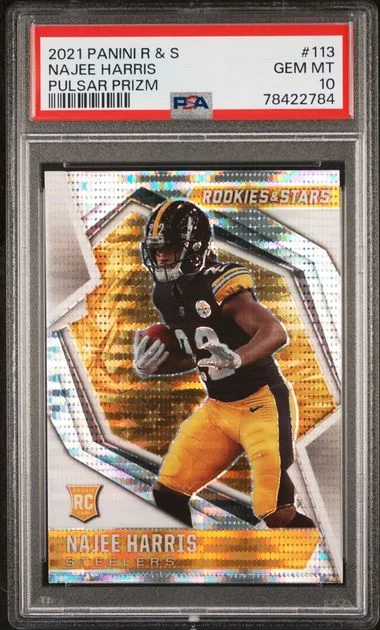 2021 Panini Najee Harris Rookies & Stars Pulsar Prizm #113 card image