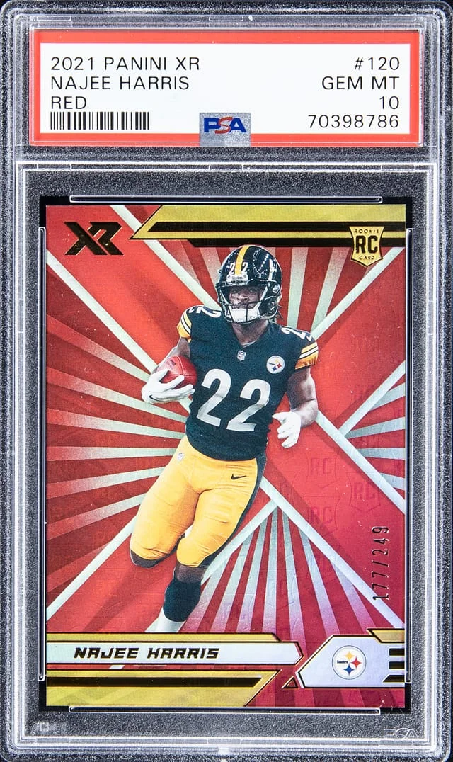2021 Panini Najee Harris XR Red #120 card image