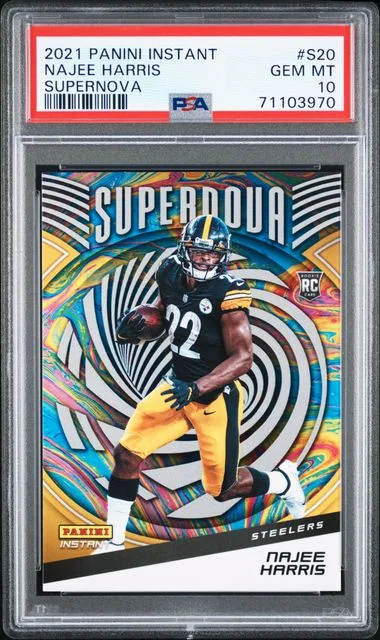 2021 Panini Najee Harris (/3357) Instant Supernova #S20 card image