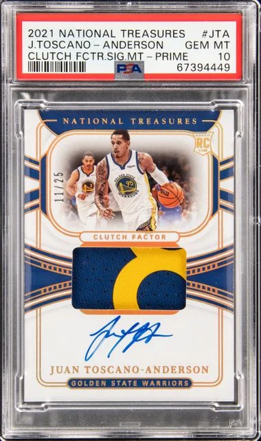 2021 Panini National Treasures Clutch Factor #no-number card image