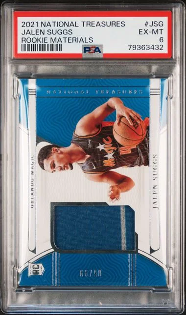 2021 Panini National Treasures Jalen Suggs Materials #JSG card image