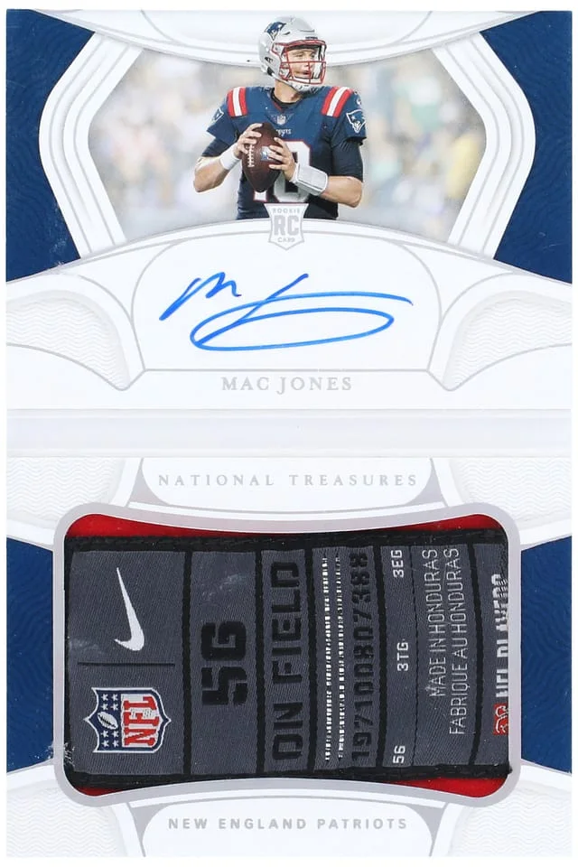 2021 Panini National Treasures Jumbo Prime Signatures Laundry #no-number card image